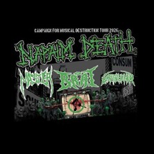 Campaign for Musical Destruction - Napalm Death, Master, The Brat, Goatburner 06.11.2026 Löwensaal