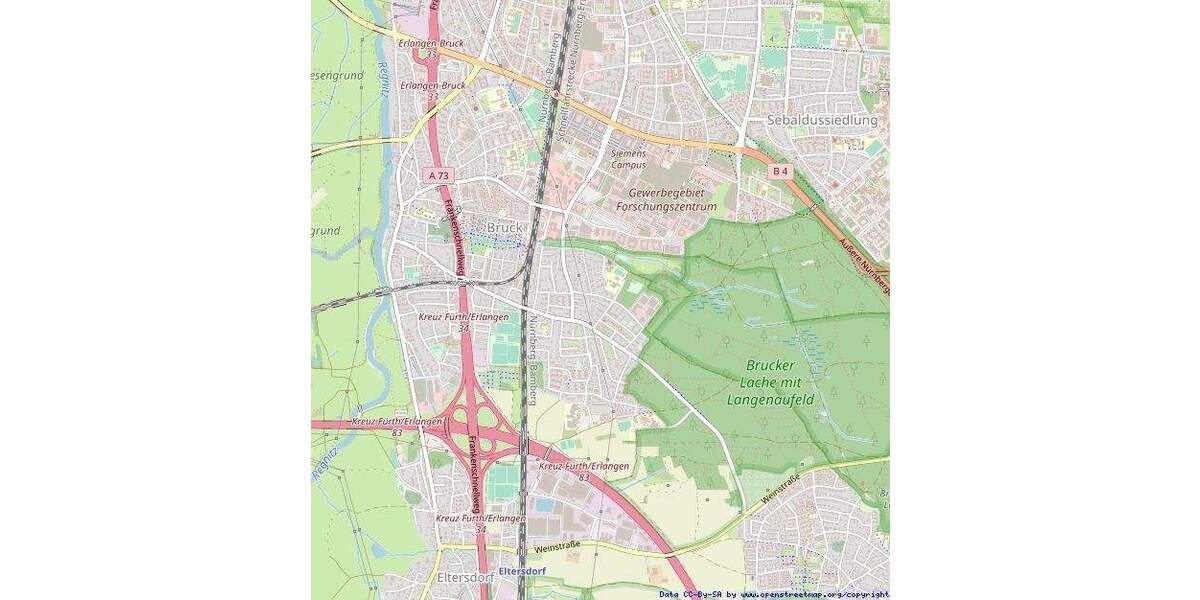 Etagenwohnung Erlangen Bruck - 3 Zimmer, 79 m&sup2;, 299.000&euro; | Angebot:25667634