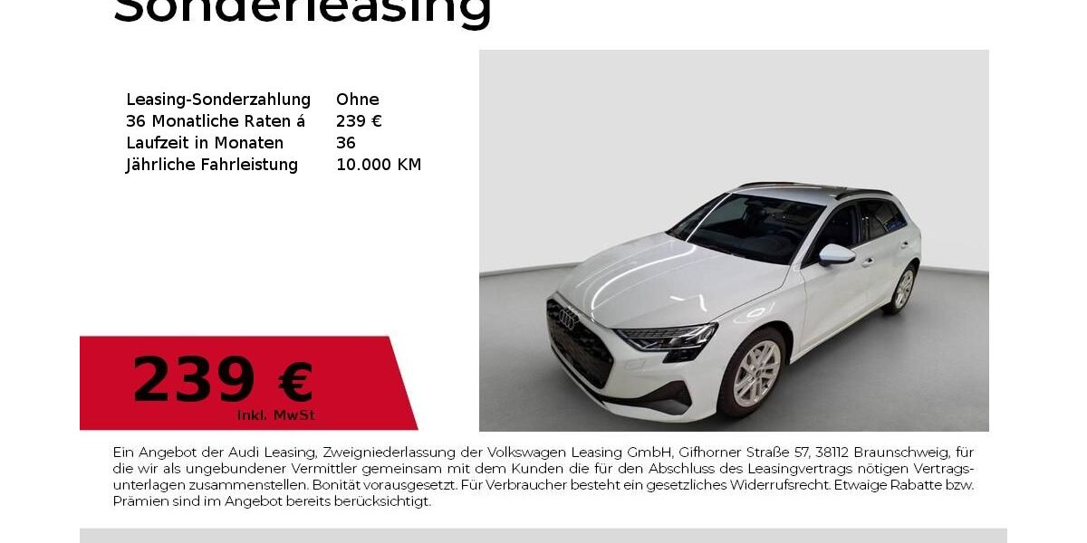 Audi A3 6.482 km 27.990 &euro; Nürnberg 90411