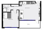 Etagenwohnung Nürnberg Gibitzenhof - 2 Zimmer, 40 m&sup2;, 920&euro; | Angebot:25613978