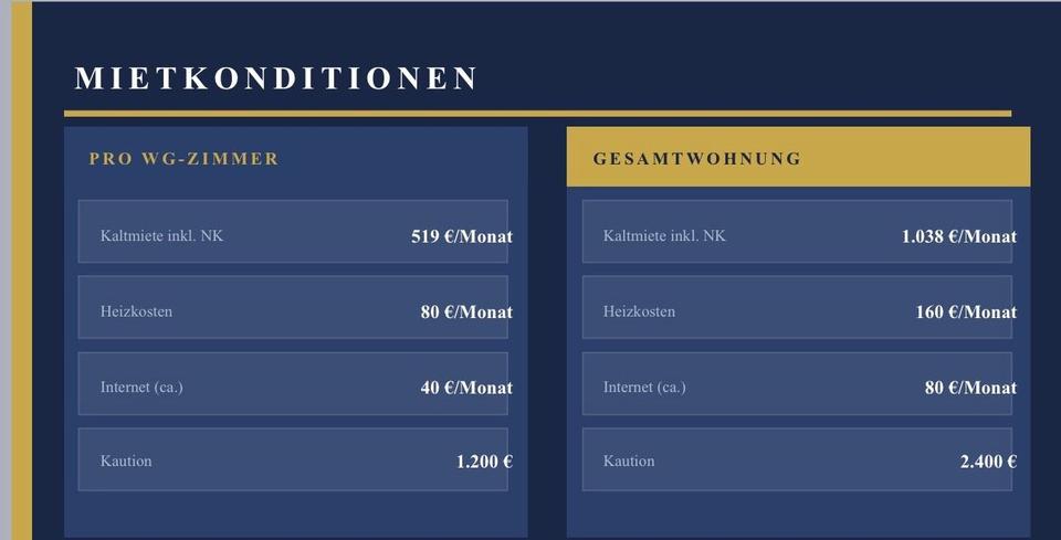 Etagenwohnung Nürnberg Sankt Leonhard - 2 Zimmer, 43 m&sup2;, 519&euro; | Angebot:26497352