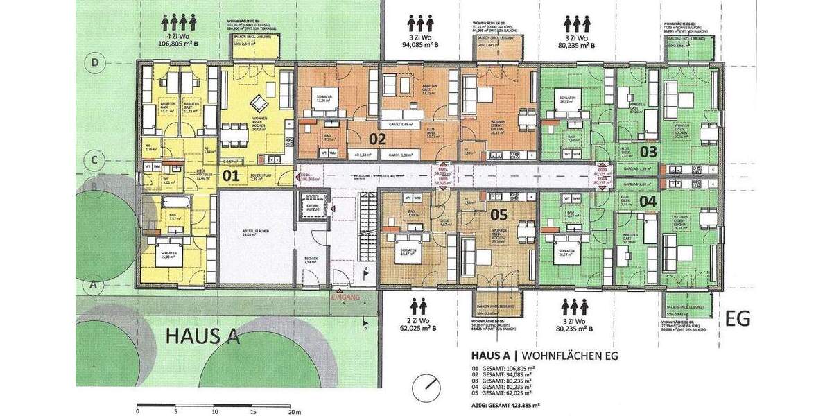 Etagenwohnung Höchstadt a.d.Aisch Höchstadt - 3 Zimmer, 80 m&sup2;, 110.000&euro; | Angebot:25741335
