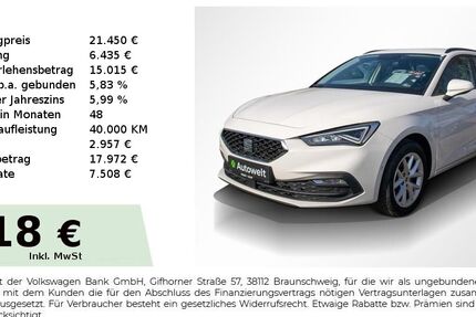 Seat Leon 57.350 km 20.940 &euro; Nürnberg 90431