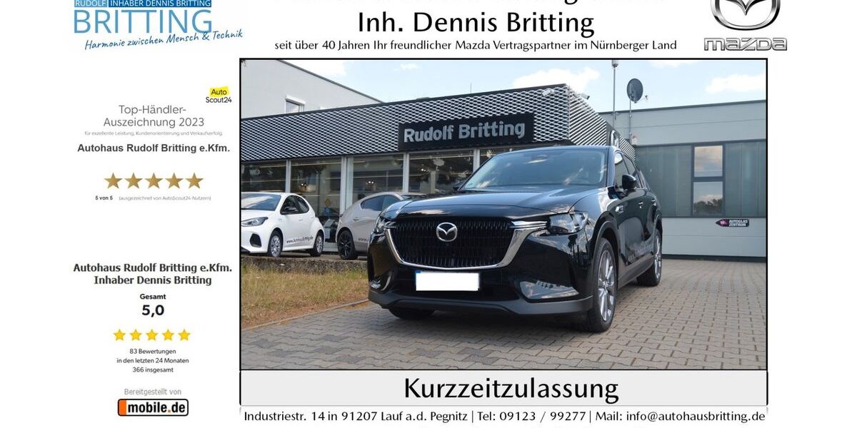Mazda CX-60 11.000 km 47.890 &euro; Lauf 91207