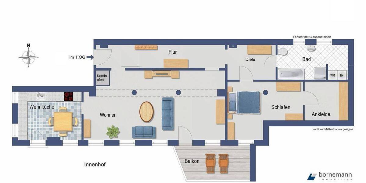 Etagenwohnung Fürth Südstadt - 3 Zimmer, 155 m&sup2;, 439.000&euro; | Angebot:26766559