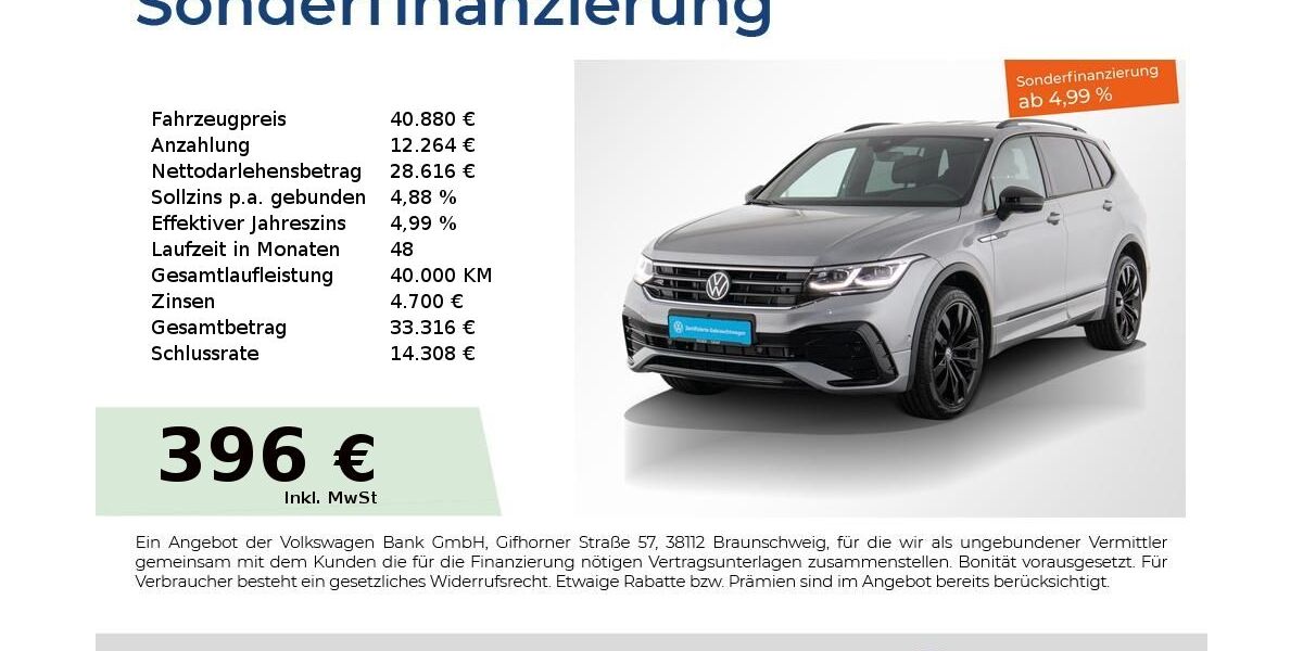 VW Tiguan Allspace 17.550 km 40.880 &euro; Nürnberg 90441