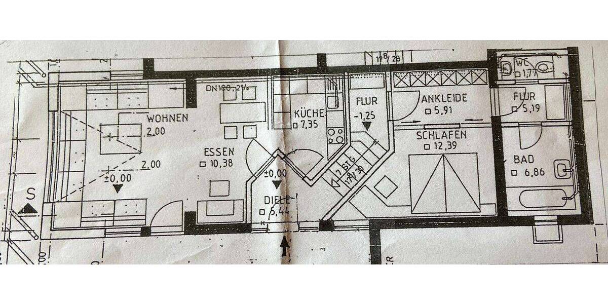 Etagenwohnung Forchheim - 2 Zimmer, 80 m&sup2;, 690&euro; | Angebot:25768293