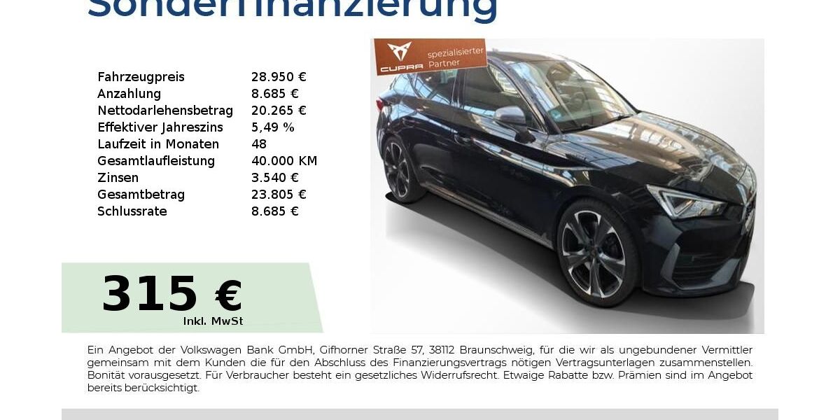 Cupra Leon 26.650 km 28.950 &euro; Nürnberg 90441