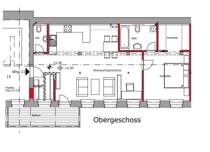 Etagenwohnung Fürth Innenstadt - 2 Zimmer, 81 m&sup2;, 950&euro; | Angebot:26805439