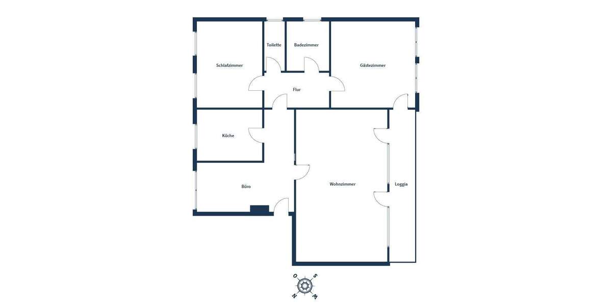Etagenwohnung Erlangen Sieglitzhof - 3 Zimmer, 105 m&sup2;, 319.000&euro; | Angebot:25835728