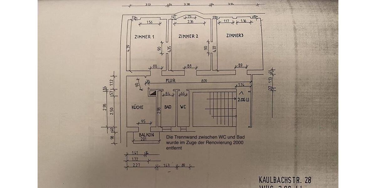 Etagenwohnung Nürnberg Gärten hinter der Veste - 3 Zimmer, 76 m&sup2;, 330.000&euro; | Angebot:26674911