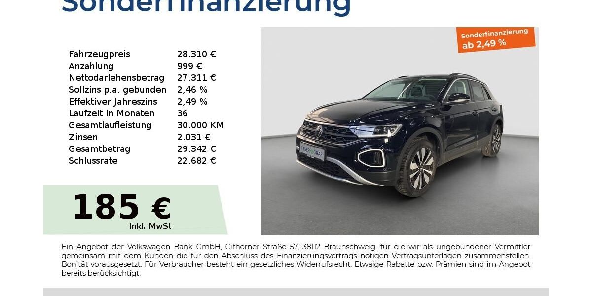 VW T-Roc 26.111 km 27.920 &euro; Fürth 90763