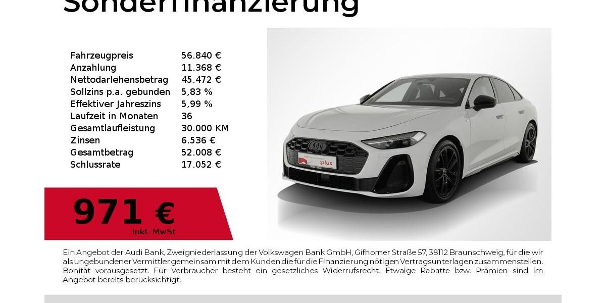 Audi A5 8.400 km 56.840 &euro; Nürnberg 90441