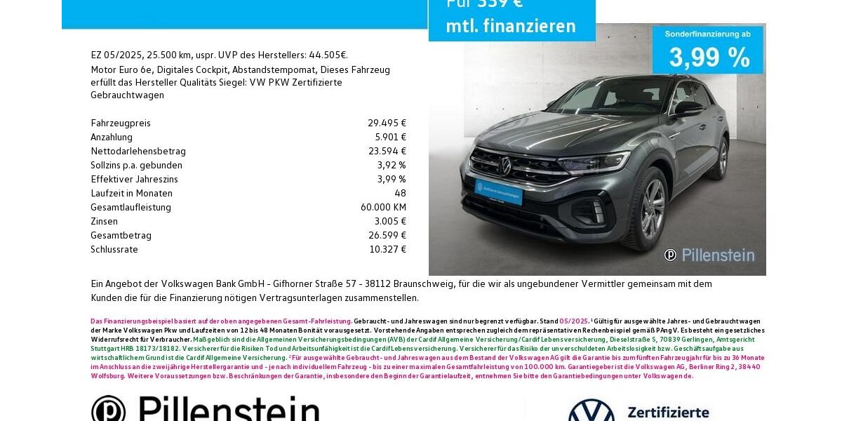 VW T-Roc 25.500 km 29.495 &euro; Neustadt/Aisch 91413