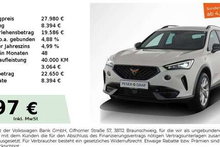 Cupra Formentor 38.650 km 27.980 &euro; Nürnberg 90441