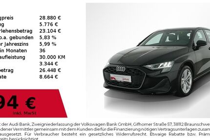 Audi A3 9.000 km 28.880 &euro; Nürnberg 90441