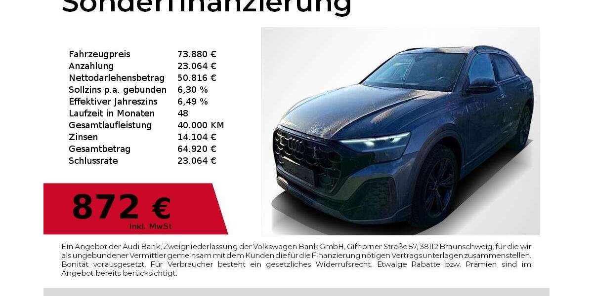 Audi Q8 12.600 km 73.880 &euro; Nürnberg 90411