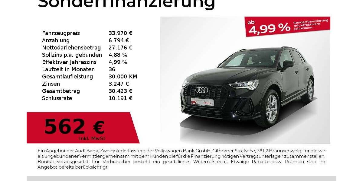 Audi Q3 16.999 km 33.970 &euro; Nürnberg 90441