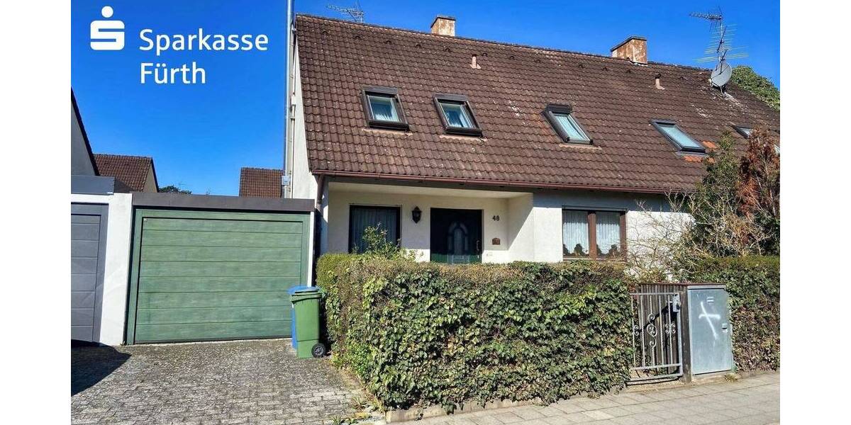 Doppelhaushälfte Fürth Stadeln - 5 Zimmer, 142 m&sup2;, 529.000&euro; | Angebot:26595311