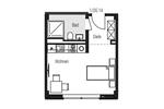 Etagenwohnung Nürnberg Gibitzenhof - 1 Zimmer, 26 m&sup2;, 675&euro; | Angebot:25350321