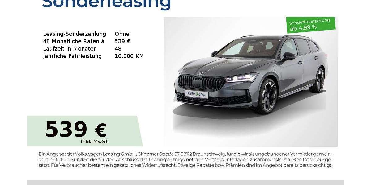 Skoda Superb 19.900 km 49.880 &euro; Nürnberg 90441