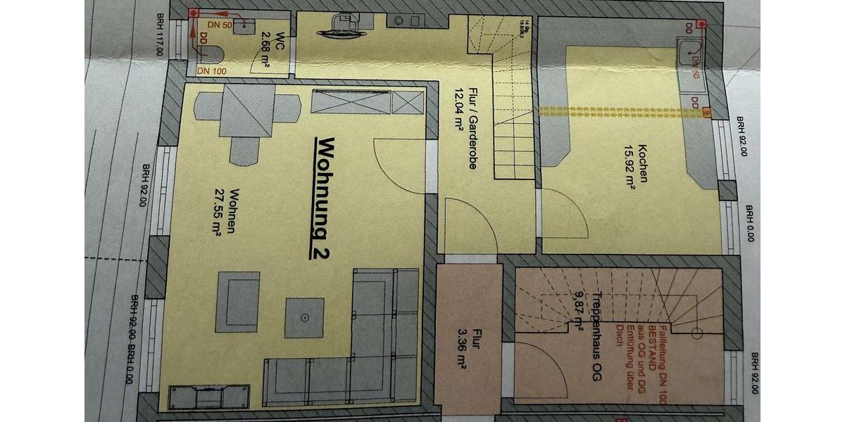 Etagenwohnung Erlangen Alterlangen - 3 Zimmer, 117 m&sup2;, 1.500&euro; | Angebot:25882988