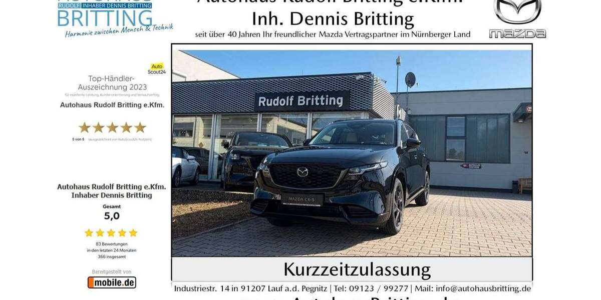 Mazda CX-5 2.000 km 41.990 &euro; Lauf an der Pegnitz 91207