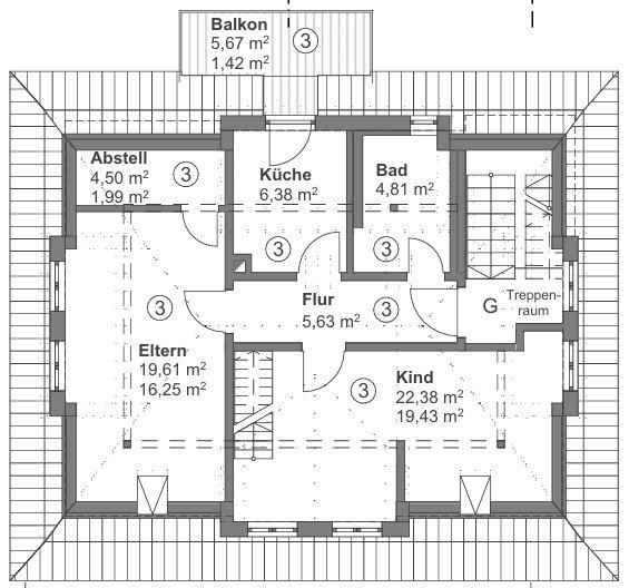 Maisonettenwohnung Fürth Atzenhof - 2.5 Zimmer, 56 m&sup2;, 295.000&euro; | Angebot:26533763