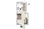 Etagenwohnung Fürth Südstadt - 1 Zimmer, 27 m&sup2;, 770&euro; | Angebot:26551192