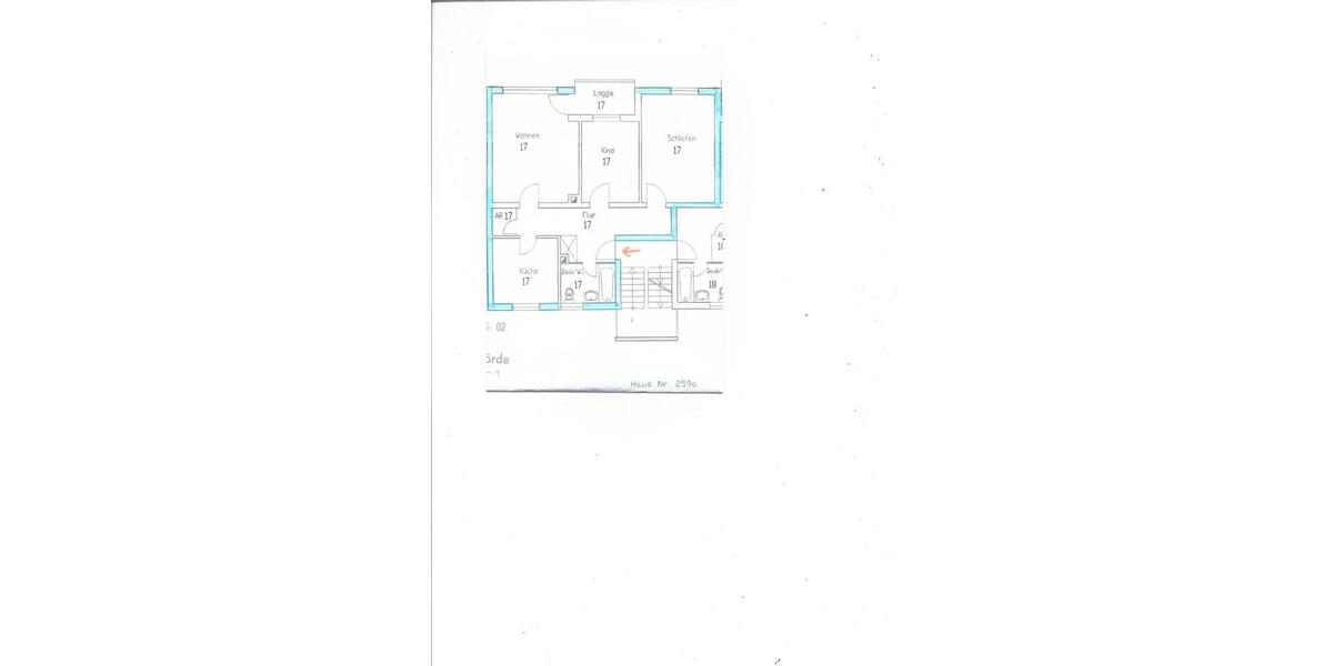 Etagenwohnung Nürnberg Hasenbuck - 3 Zimmer, 74 m&sup2;, 1.130&euro; | Angebot:26534521