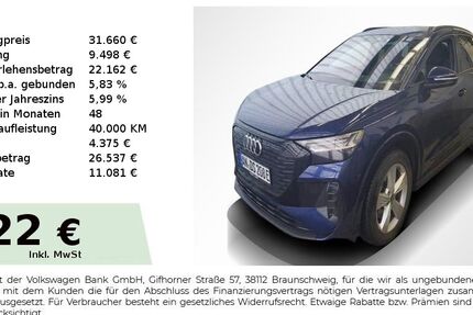 Audi Q4 87.050 km 31.660 &euro; Nürnberg 90431