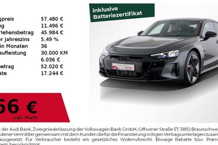 Audi RS e-tron GT 75.018 km 55.880 &euro; Nürnberg 90441