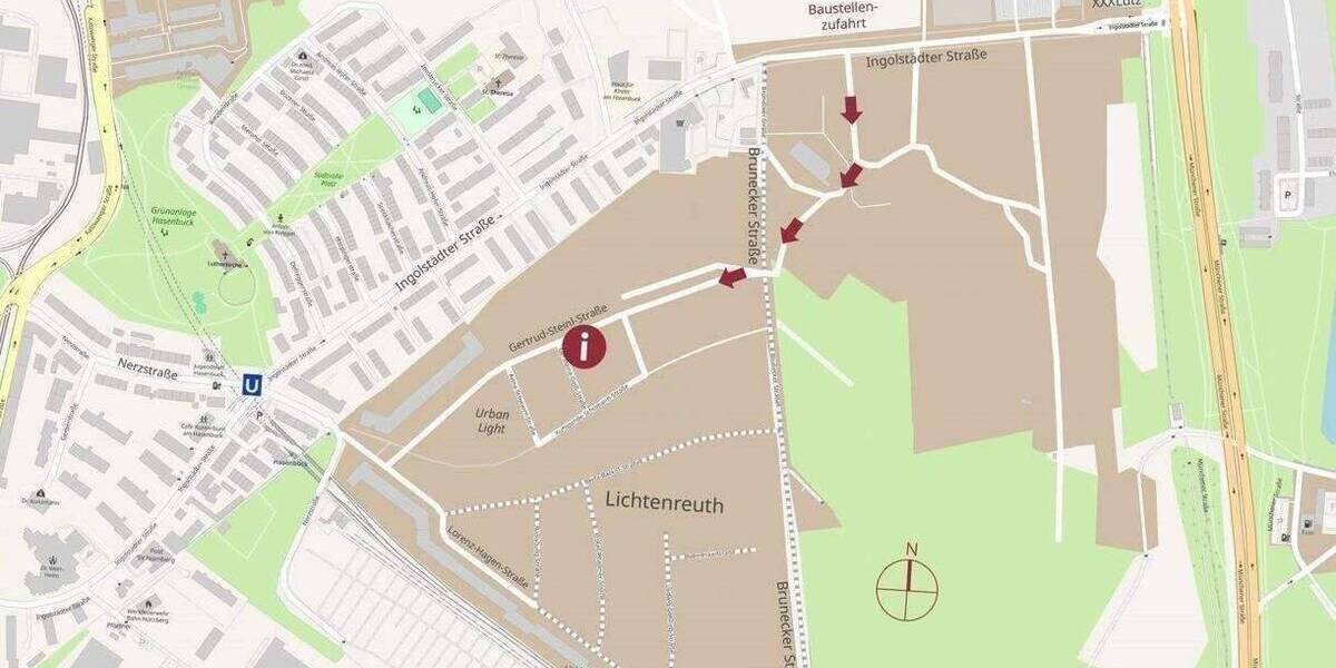 Etagenwohnung Nürnberg Rangierbahnhof - 2 Zimmer, 396.800&euro; | Angebot:26826395