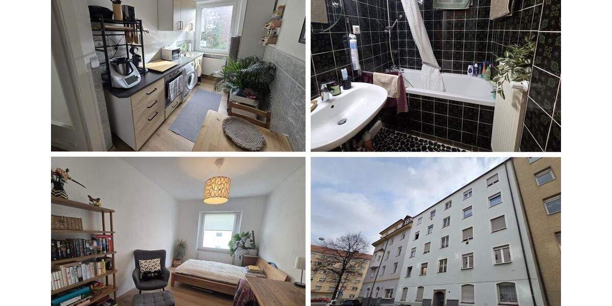 Etagenwohnung Nürnberg Rabus - 2 Zimmer, 47 m&sup2;, 530&euro; | Angebot:25939230