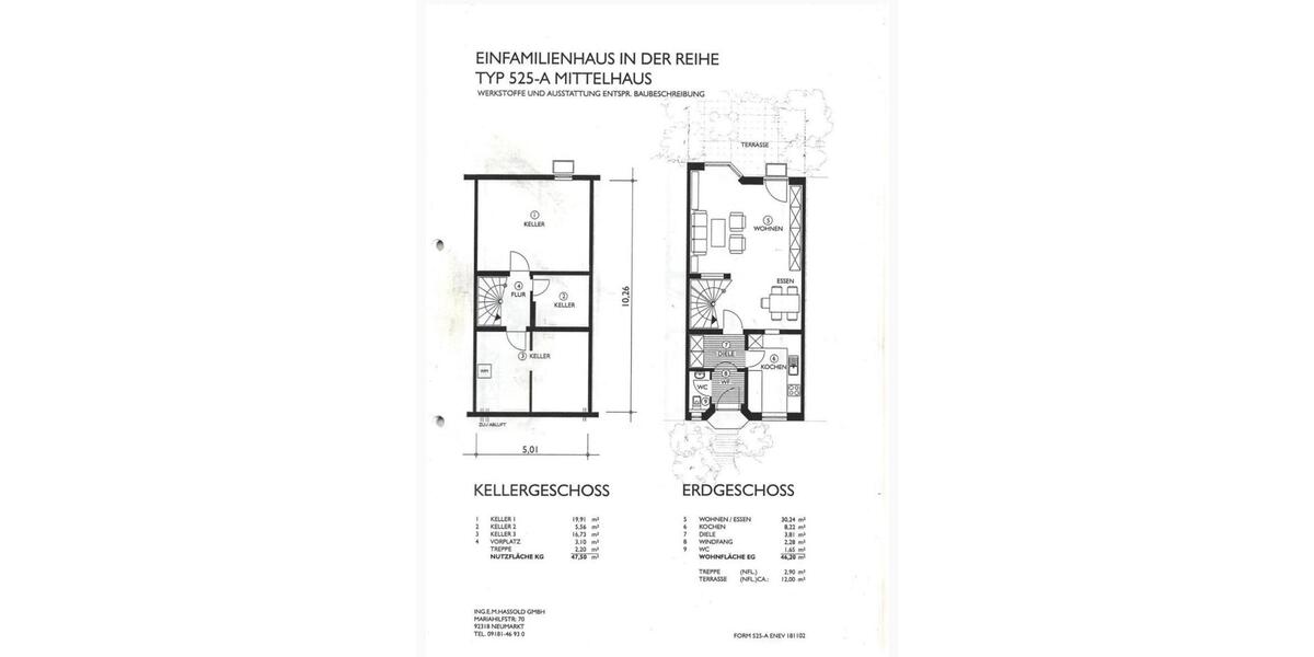 Reihenhaus Nürnberg Altenfurt - 5.5 Zimmer, 120 m&sup2;, 529.000&euro; | Angebot:27019841