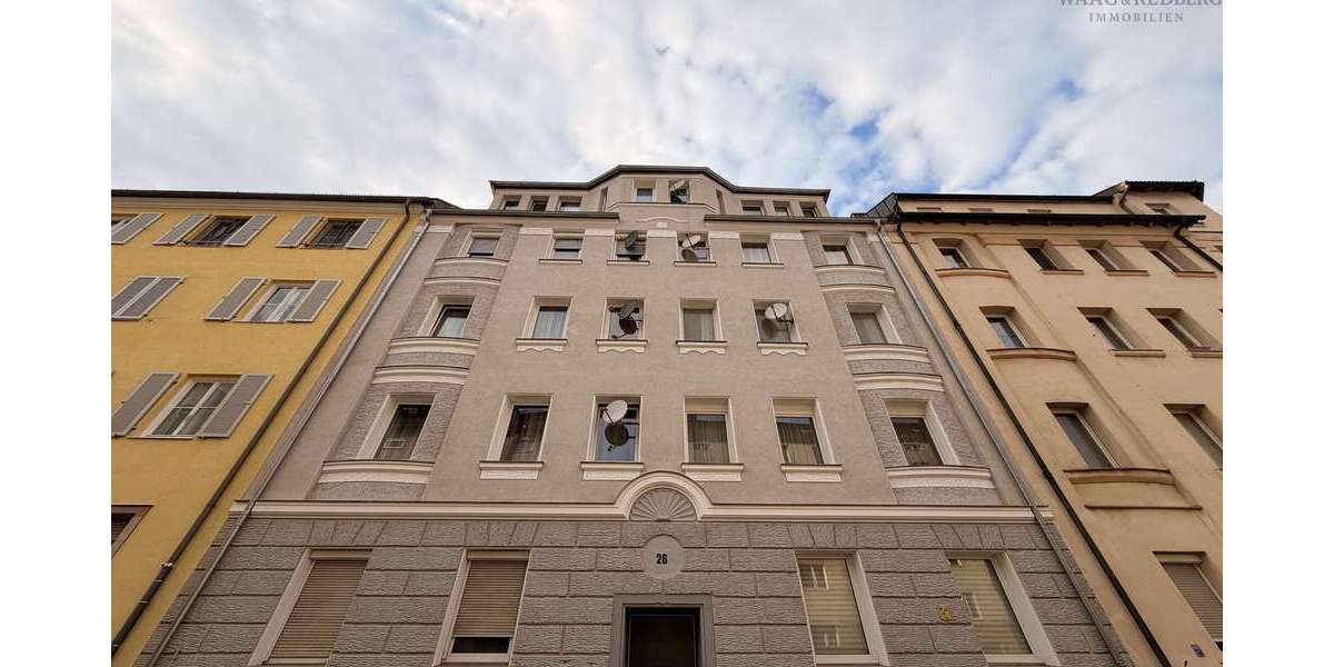 Etagenwohnung Nürnberg Sankt Leonhard - 3 Zimmer, 60 m&sup2;, 199.000&euro; | Angebot:25994535