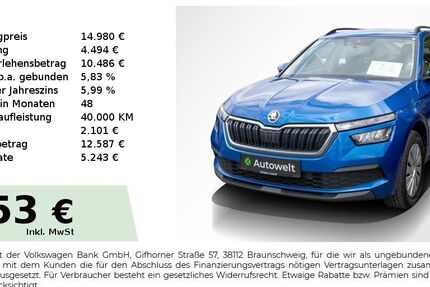 Skoda Kamiq 86.450 km 14.980 &euro; Nürnberg 90431