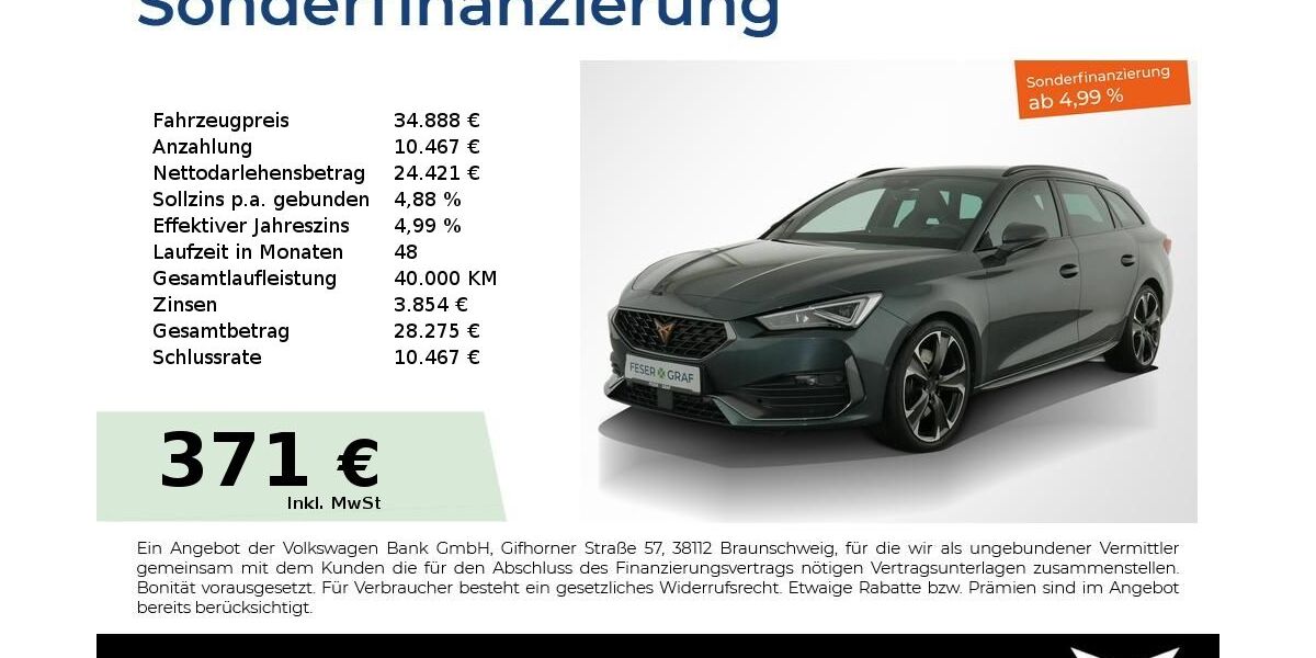 Cupra Leon 51.850 km 34.888 &euro; Nürnberg 90441