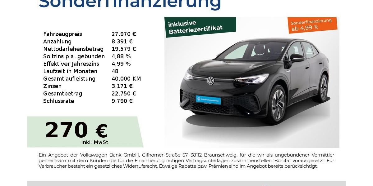 VW ID.5 42.850 km 26.880 &euro; Nürnberg 90441