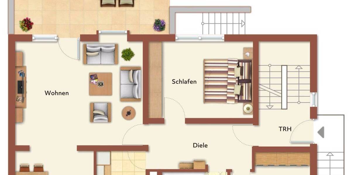 Einfamilienhaus Eckental Brand - 5 Zimmer, 102 m&sup2;, 395.000&euro; | Angebot:26043188