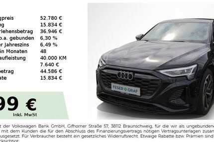 Audi Q8 e-tron 27.300 km 51.480 &euro; Höchstadt an der Aisch 91315