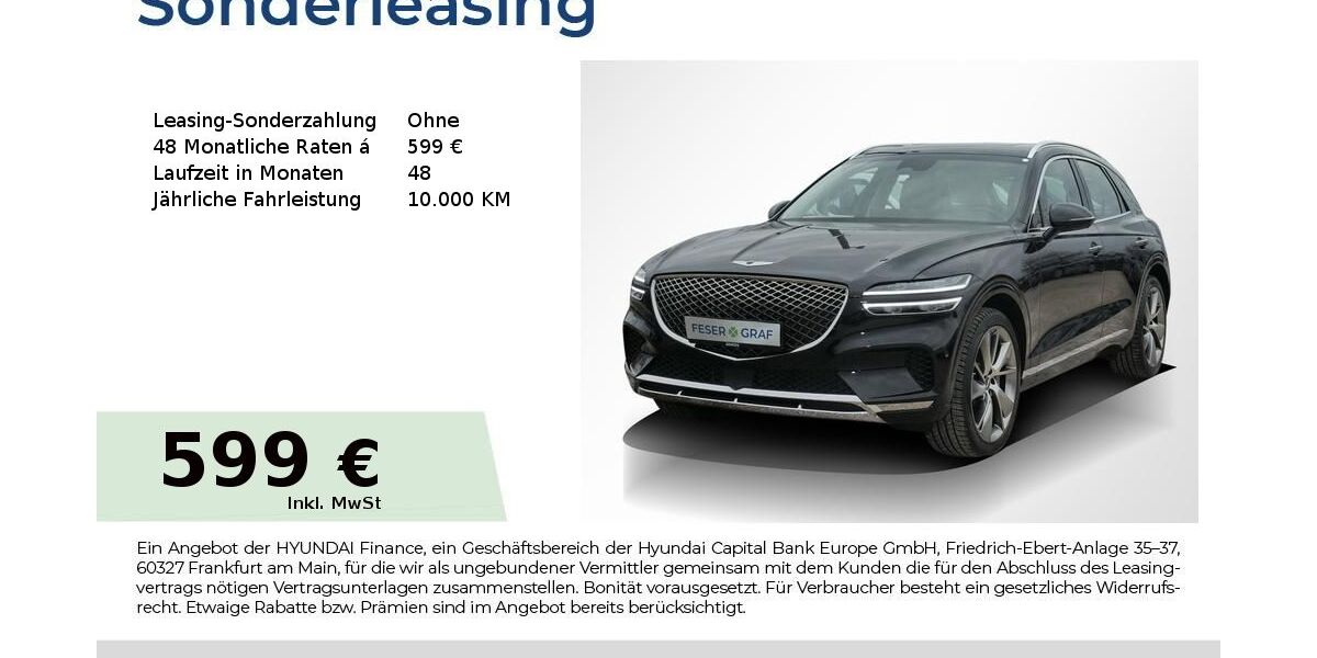 Genesis GV70 29.650 km 44.490 &euro; Fürth 90763