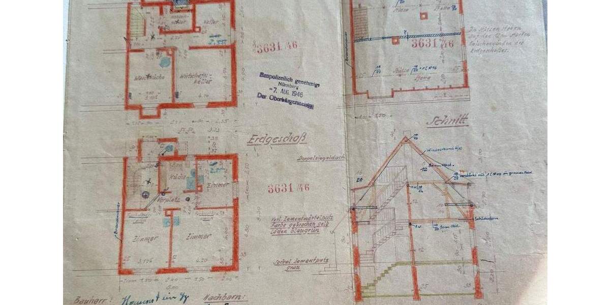 Reihenendhaus Nürnberg Ziegelstein - 6 Zimmer, 100 m&sup2;, 490.000&euro; | Angebot:25712576