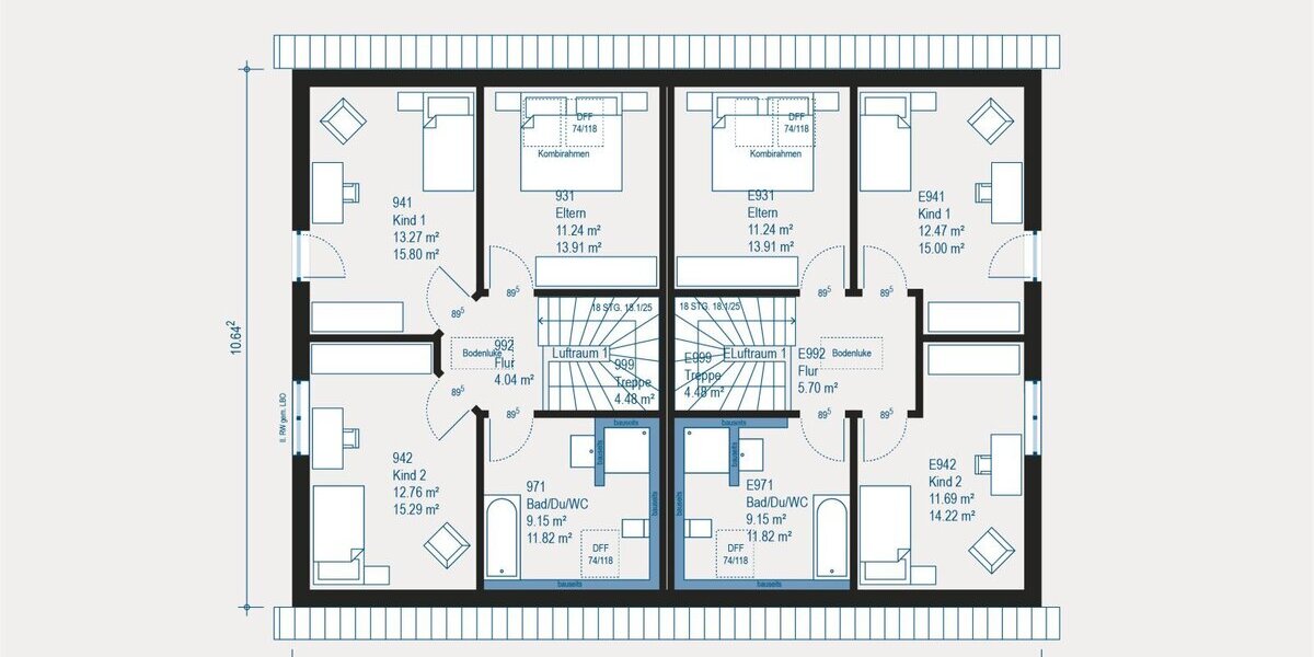 Individuelles Mehrfamilienhaus in Nürnberg - Maßgeschneiderte Eleganz trifft moderne Effizienz - Mehrfamilienhaus, Wohnhaus Nürnberg Moorenbrunn | Angebot:27479284
