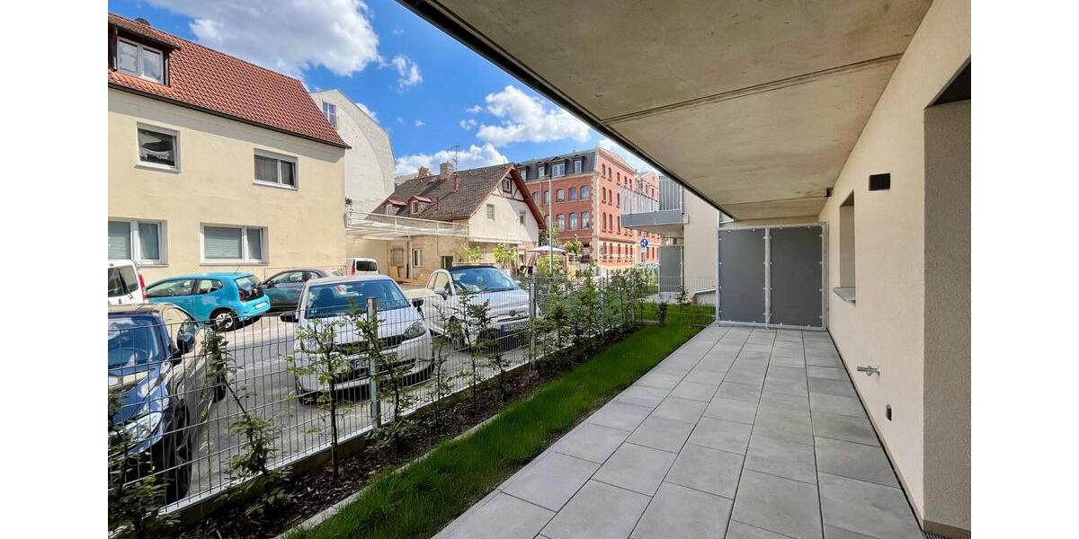 Terrassenwohnung Fürth Südstadt - 2 Zimmer, 61 m&sup2;, 1.220&euro; | Angebot:21870303