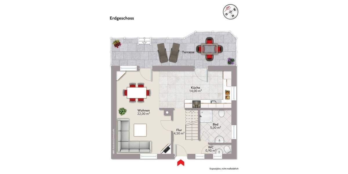 Einfamilienhaus Erlangen Stadtrandsiedlung - 3 Zimmer, 80 m&sup2;, 329.000&euro; | Angebot:25668873