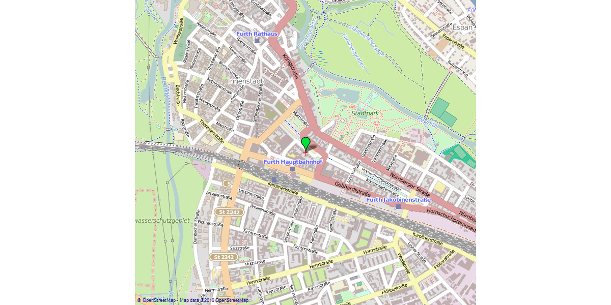 Etagenwohnung Fürth Altstadt - 2.5 Zimmer, 92 m&sup2;, 960&euro; | Angebot:25255991