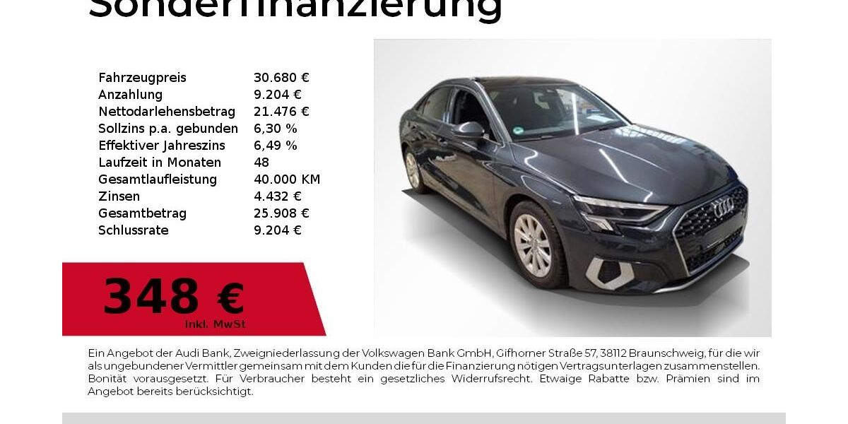 Audi A3 62.200 km 30.680 &euro; Höchstadt an der Aisch 91315