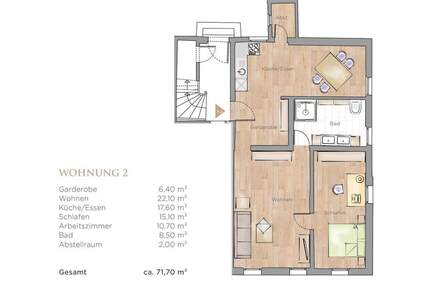 Wohnung Fürth Innenstadt - 3 Zimmer, 467.000&euro; | Angebot:25680543