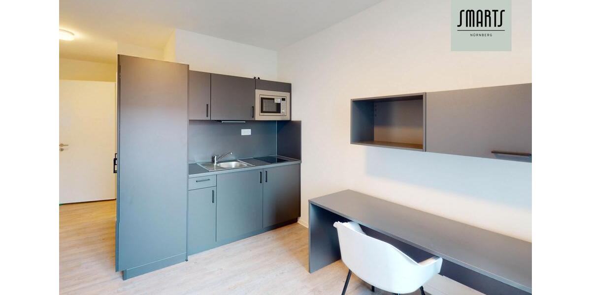 Erdgeschoßwohnung Nürnberg Gleißhammer - 1 Zimmer, 19 m&sup2;, 470&euro; | Angebot:25416715